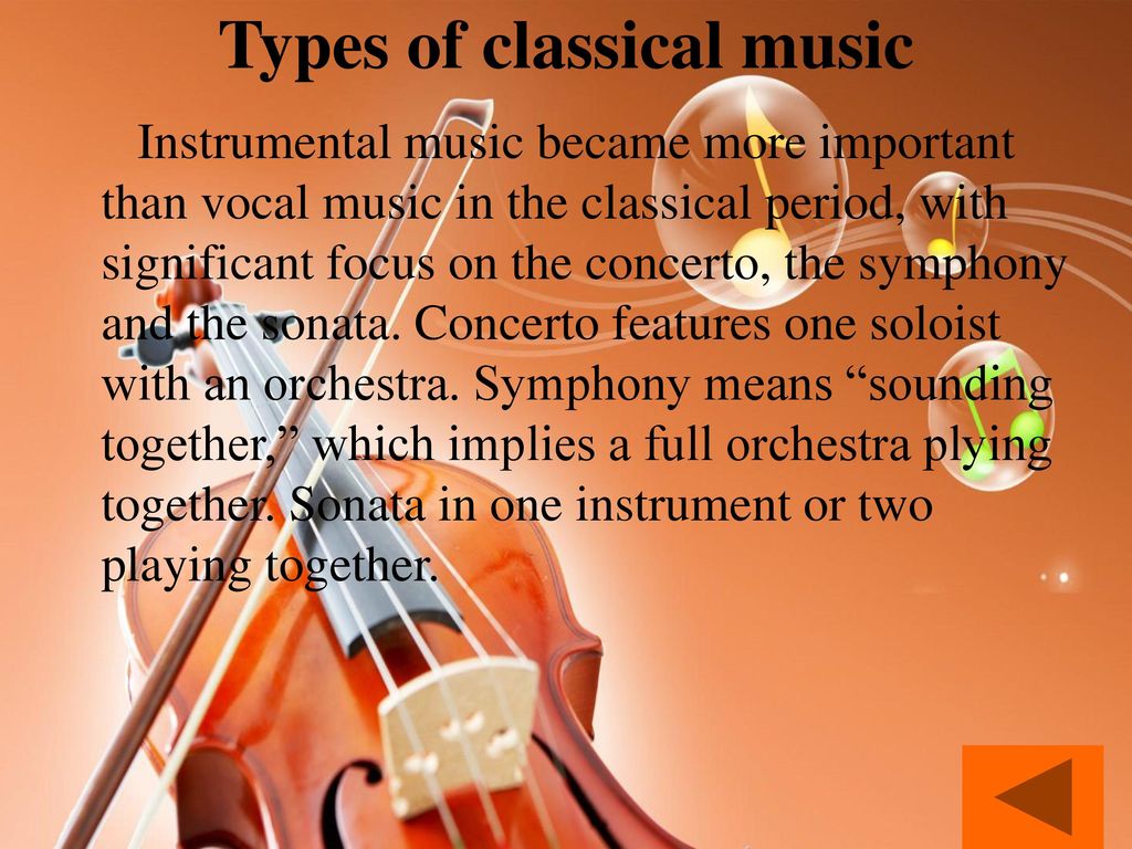 Vocal music of classical period deals